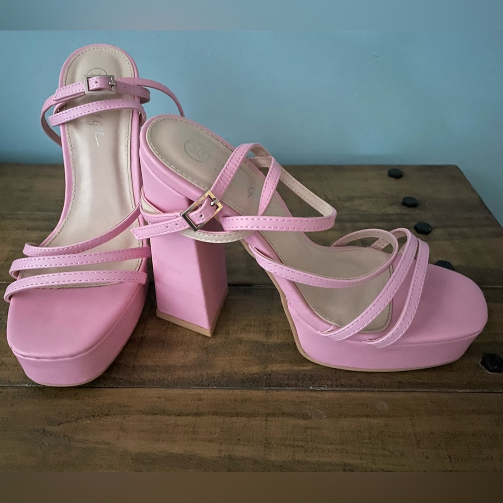 Nasty Gal Ankle Strap Shoes Size 8